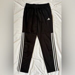 Adidas Women's Black Joggers with White Accents